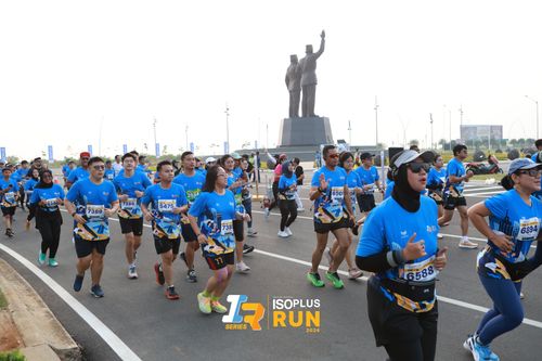 Race photo from ISOPlus Run 2024 Jakarta