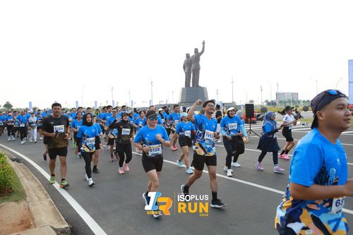 Race photo from ISOPlus Run 2024 Jakarta