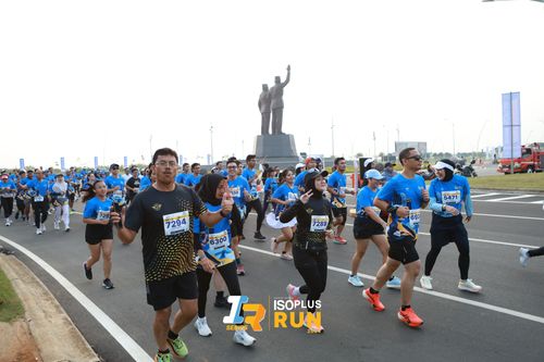 Race photo from ISOPlus Run 2024 Jakarta