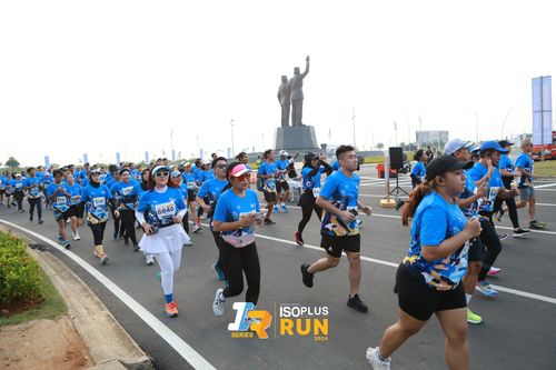 Race photo from ISOPlus Run 2024 Jakarta