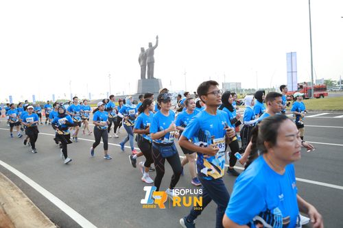 Race photo from ISOPlus Run 2024 Jakarta