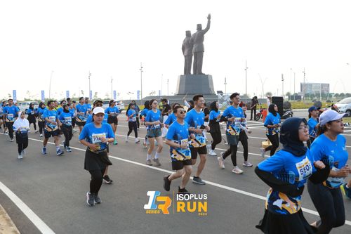 Race photo from ISOPlus Run 2024 Jakarta