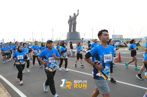 Race photo from ISOPlus Run 2024 Jakarta