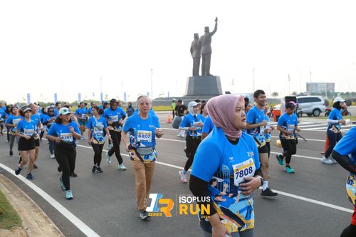 Race photo from ISOPlus Run 2024 Jakarta