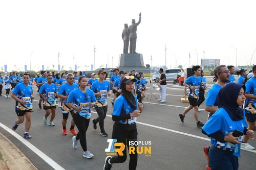Race photo from ISOPlus Run 2024 Jakarta