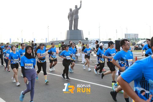 Race photo from ISOPlus Run 2024 Jakarta