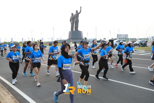 Race photo from ISOPlus Run 2024 Jakarta