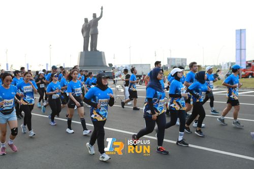 Race photo from ISOPlus Run 2024 Jakarta