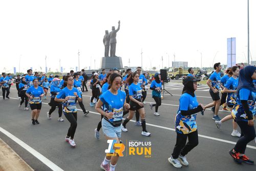 Race photo from ISOPlus Run 2024 Jakarta