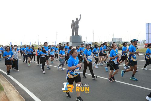 Race photo from ISOPlus Run 2024 Jakarta