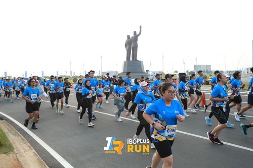 Race photo from ISOPlus Run 2024 Jakarta