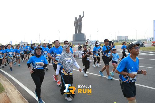 Race photo from ISOPlus Run 2024 Jakarta