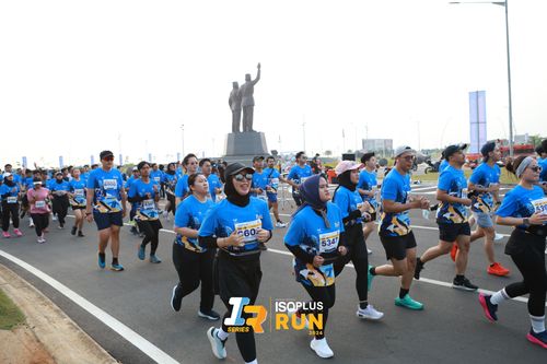 Race photo from ISOPlus Run 2024 Jakarta