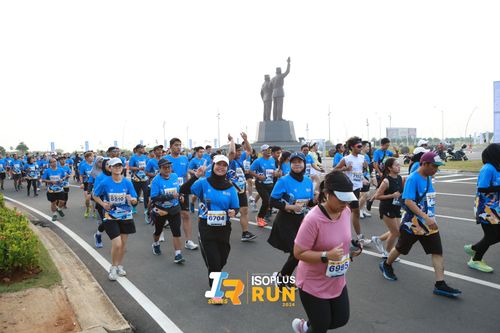 Race photo from ISOPlus Run 2024 Jakarta