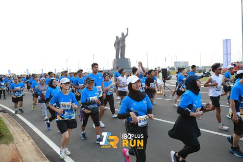 Race photo from ISOPlus Run 2024 Jakarta