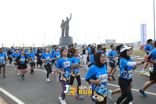 Race photo from ISOPlus Run 2024 Jakarta