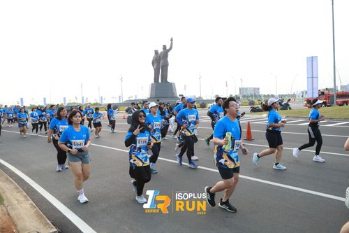 Race photo from ISOPlus Run 2024 Jakarta