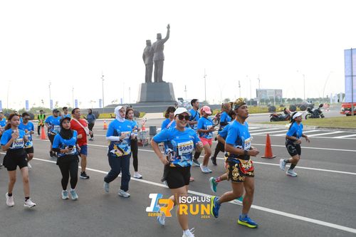 Race photo from ISOPlus Run 2024 Jakarta