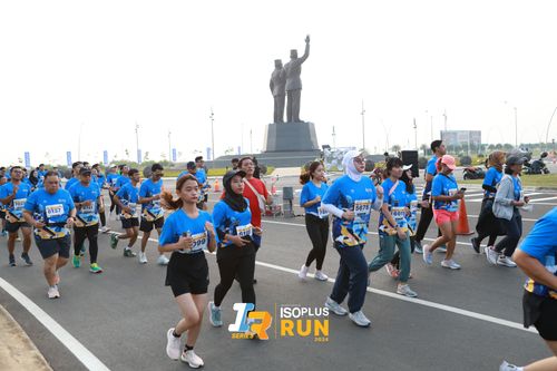 Race photo from ISOPlus Run 2024 Jakarta