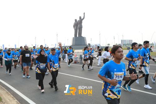 Race photo from ISOPlus Run 2024 Jakarta