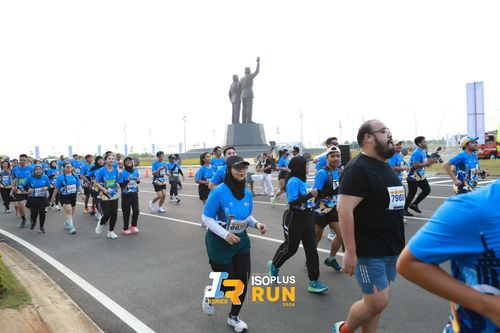 Race photo from ISOPlus Run 2024 Jakarta