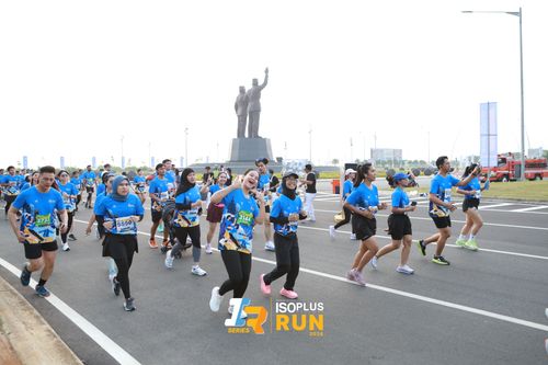 Race photo from ISOPlus Run 2024 Jakarta