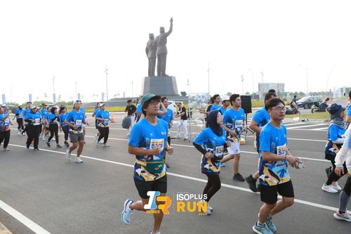 Race photo from ISOPlus Run 2024 Jakarta