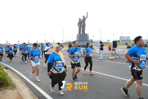 Race photo from ISOPlus Run 2024 Jakarta