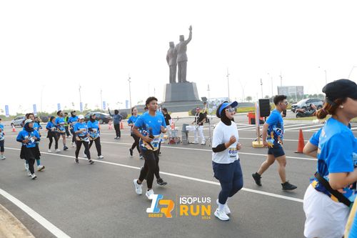Race photo from ISOPlus Run 2024 Jakarta