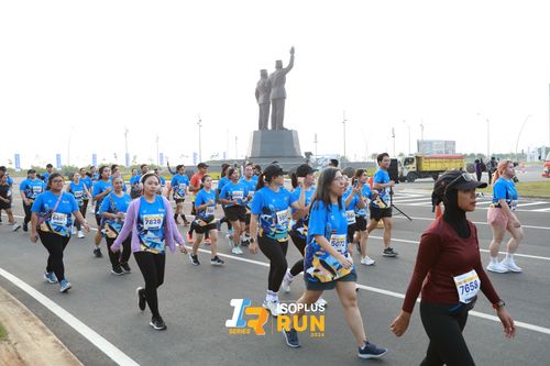 Race photo from ISOPlus Run 2024 Jakarta