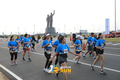 Race photo from ISOPlus Run 2024 Jakarta