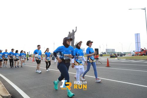 Race photo from ISOPlus Run 2024 Jakarta