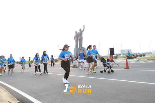 Race photo from ISOPlus Run 2024 Jakarta