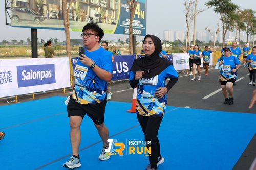 Race photo from ISOPlus Run 2024 Jakarta
