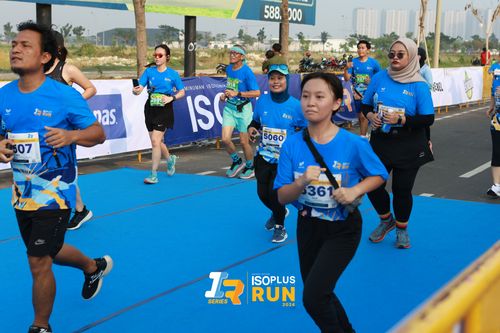 Race photo from ISOPlus Run 2024 Jakarta
