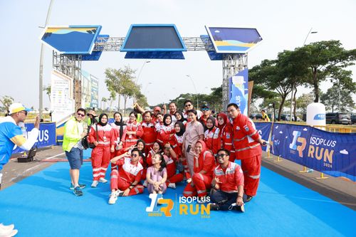 Race photo from ISOPlus Run 2024 Jakarta