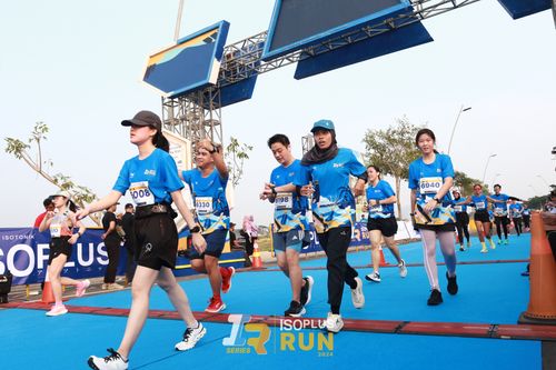 Race photo from ISOPlus Run 2024 Jakarta