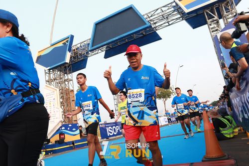 Race photo from ISOPlus Run 2024 Jakarta