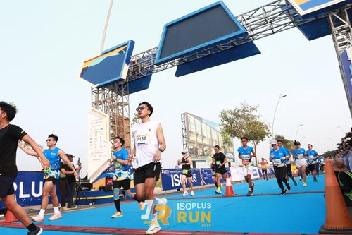 Race photo from ISOPlus Run 2024 Jakarta