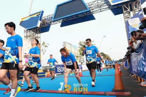 Race photo from ISOPlus Run 2024 Jakarta