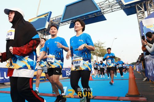 Race photo from ISOPlus Run 2024 Jakarta