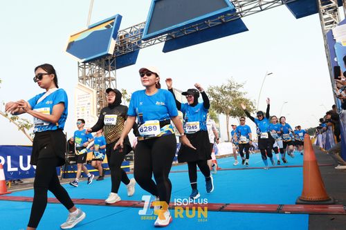 Race photo from ISOPlus Run 2024 Jakarta