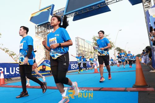 Race photo from ISOPlus Run 2024 Jakarta