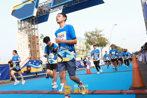 Race photo from ISOPlus Run 2024 Jakarta