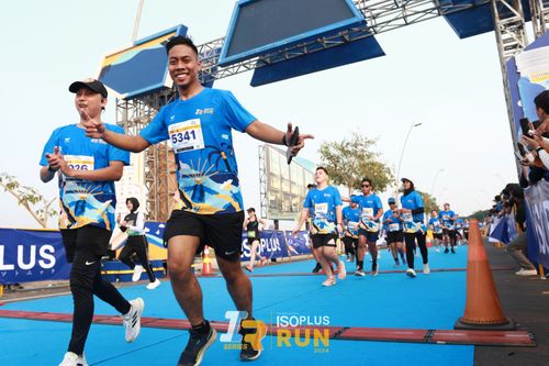 Race photo from ISOPlus Run 2024 Jakarta