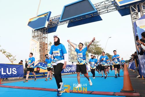Race photo from ISOPlus Run 2024 Jakarta