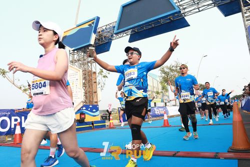 Race photo from ISOPlus Run 2024 Jakarta