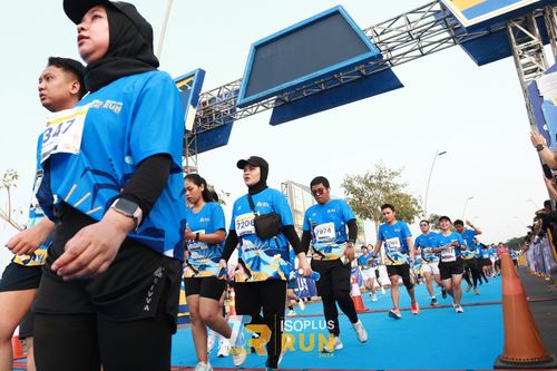 Race photo from ISOPlus Run 2024 Jakarta