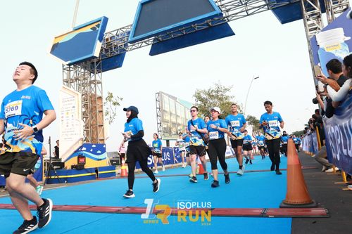 Race photo from ISOPlus Run 2024 Jakarta
