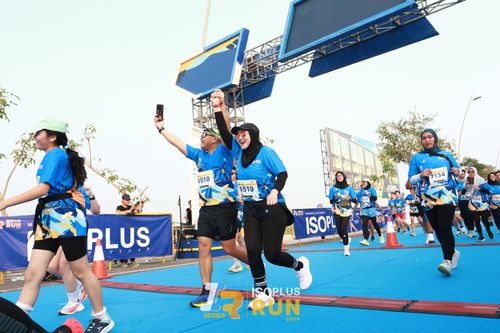 Race photo from ISOPlus Run 2024 Jakarta